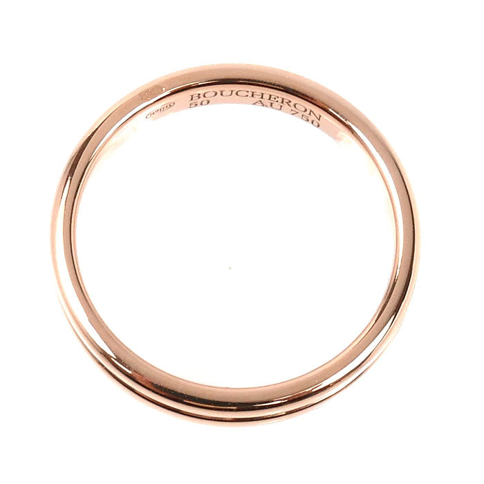 Boucheron Godron 18K Rose Gold Ring – inside band