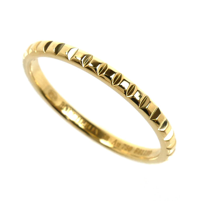 Boucheron Clou de Paris 18K Yellow Gold Ring – front view