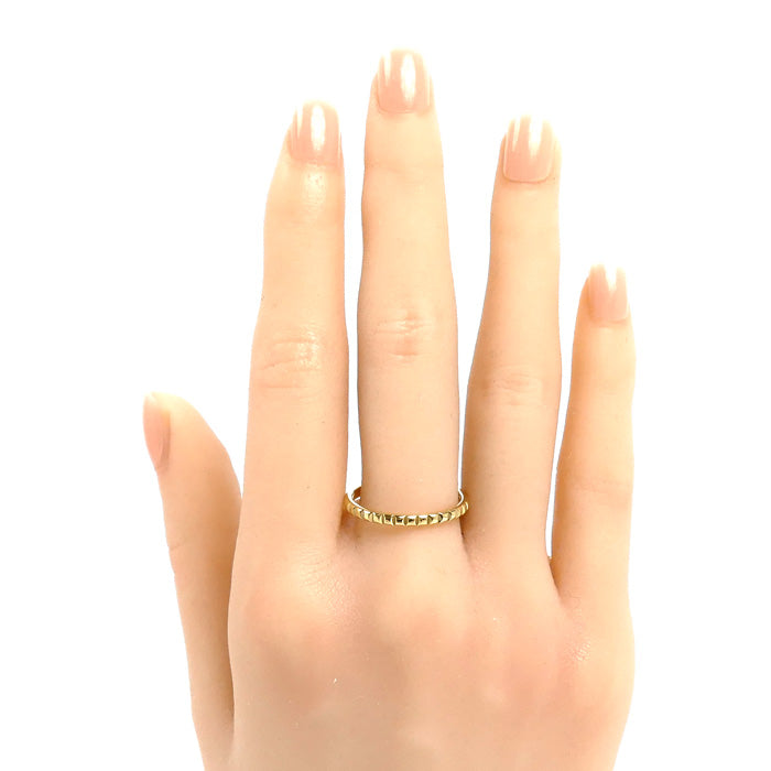 Boucheron Clou de Paris 18K Yellow Gold Ring – close-up