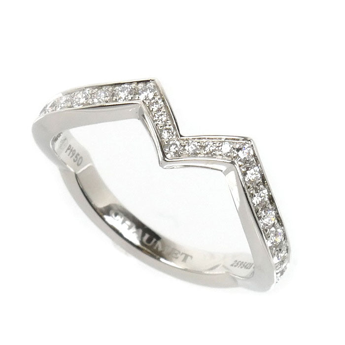 Chaumet Josephine Amour Aigrette Platinum Diamond Ring – front view