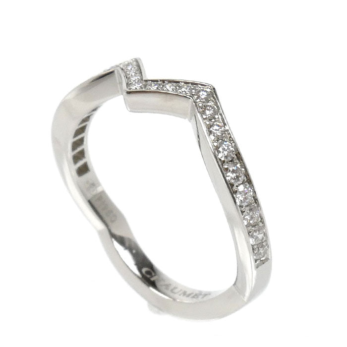 Chaumet Josephine Amour Aigrette Platinum Diamond Ring – side view