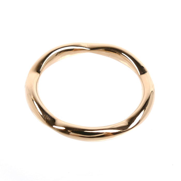 Chanel Camelia 18K Rose Gold Diamond Ring – inside band