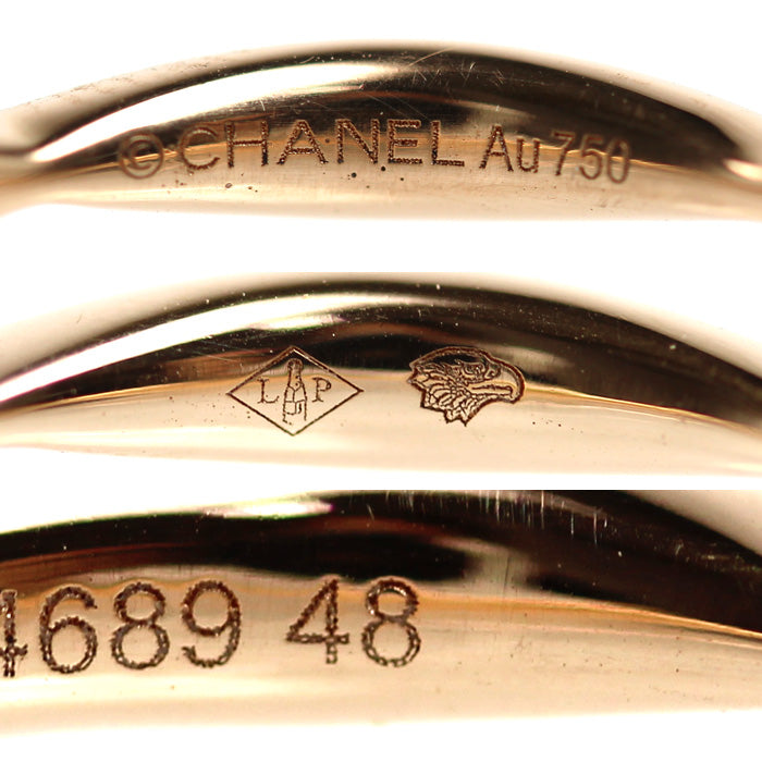 Chanel Camelia 18K Rose Gold Diamond Ring – packaging