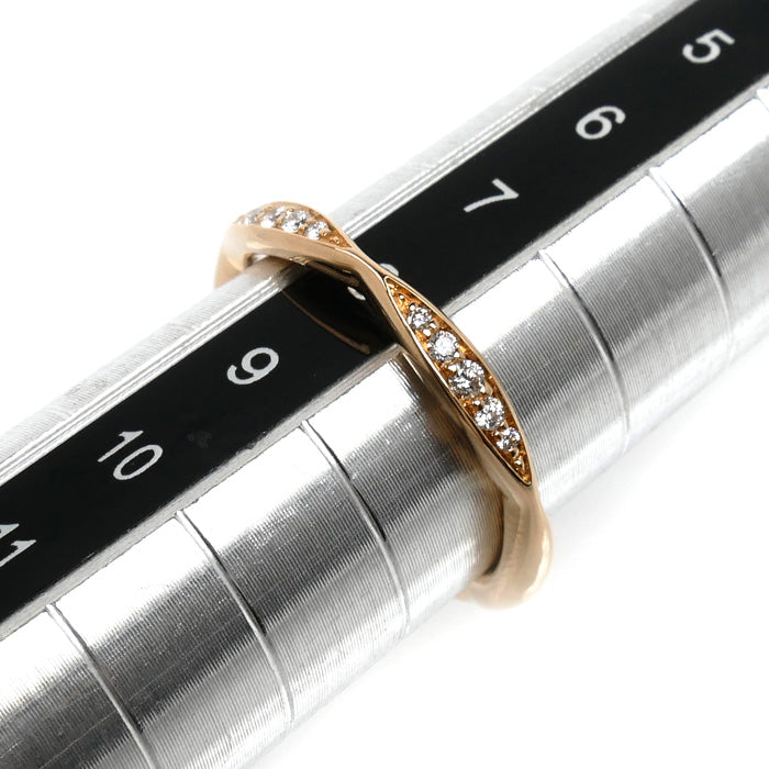 Chanel Camelia 18K Rose Gold Diamond Ring – alternate view