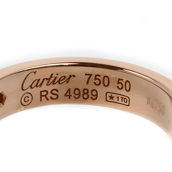 Cartier Mini Love 18K Rose Gold Diamond Ring – packaging