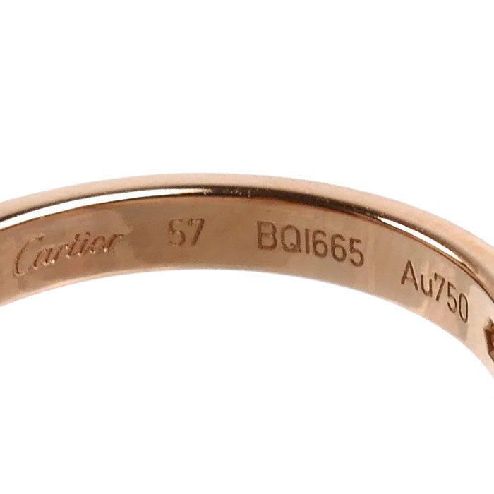 Cartier 18K Rose Gold Diamond Wedding Ring – packaging
