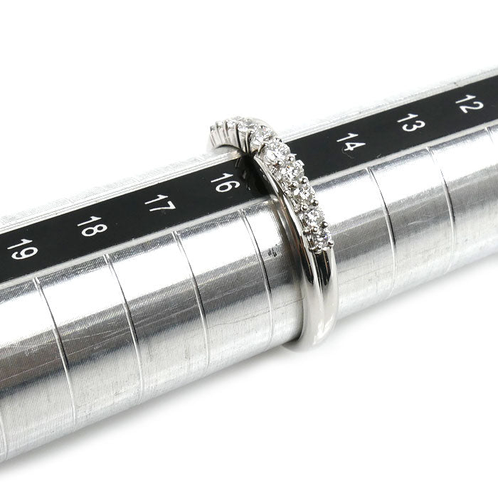 Royal Asscher Platinum Diamond Ring – alternate view
