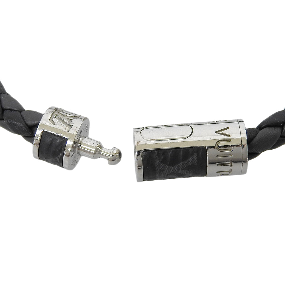 Louis Vuitton Monogram Eclipse M6588 Canvas Bracelet – clasp detail