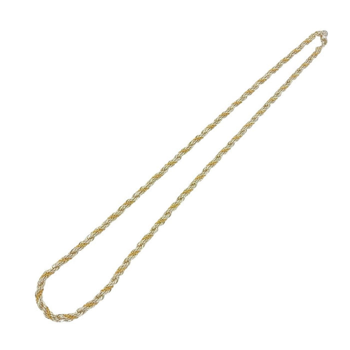 Tiffany & Co. Twist Rope Sterling Silver Necklace – front view