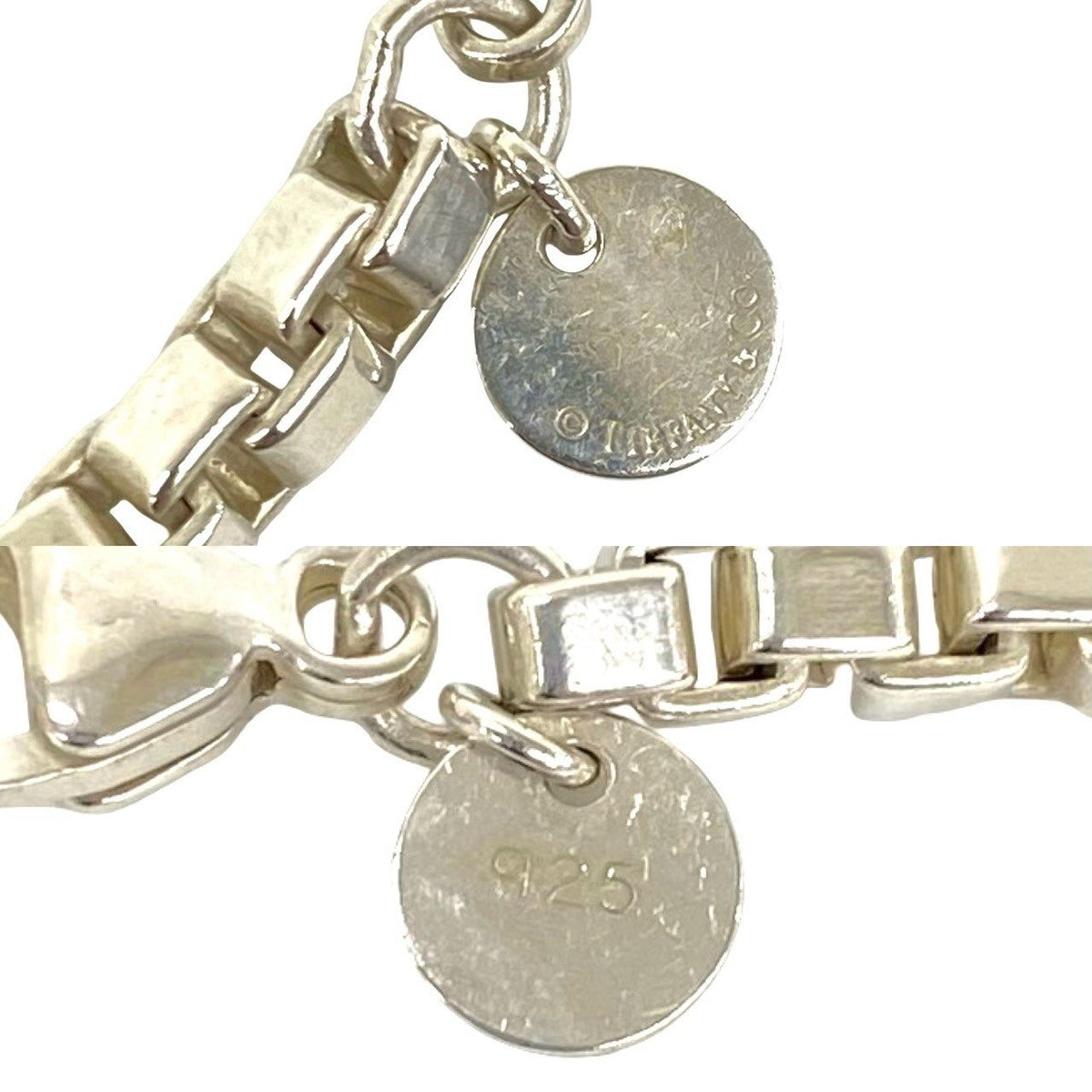 Tiffany & Co. Venetian Sterling Silver Necklace – clasp detail