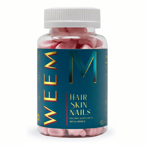 WEEM Hair Skin Nails Gummies 60ct Sealed
